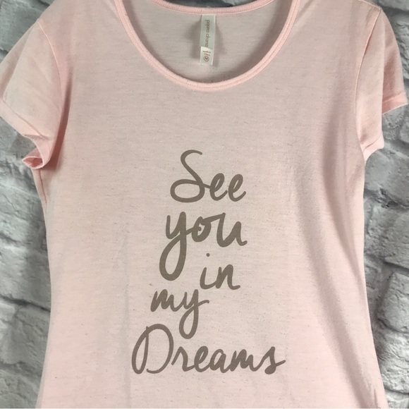 Sleep Pajama Shirt‎ Gold Script - Picture 3 of 5